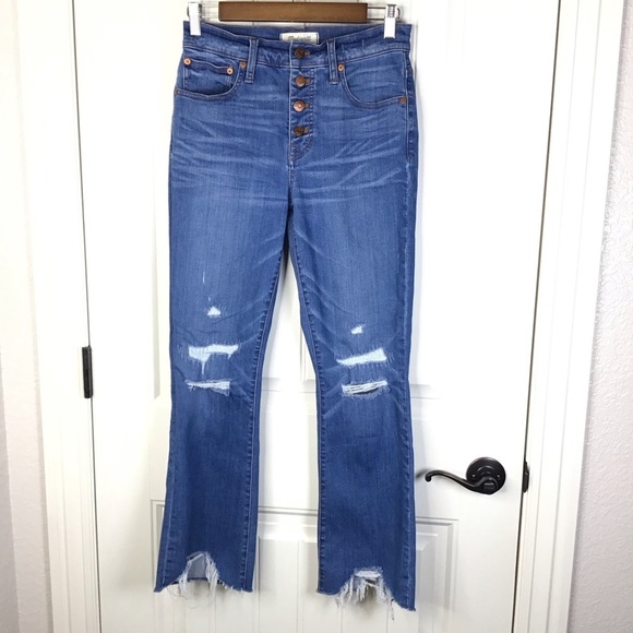 Madewell Cali Demi Boot Jeans Size 26. - Picture 2 of 10